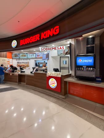 Imagem de interna da loja burger king