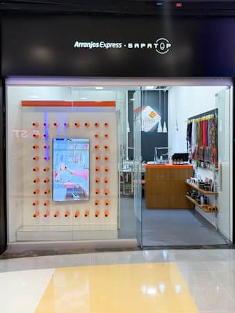 Imagem de interna da loja arranjos express