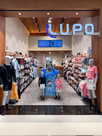 Imagem de interna da loja lupo
