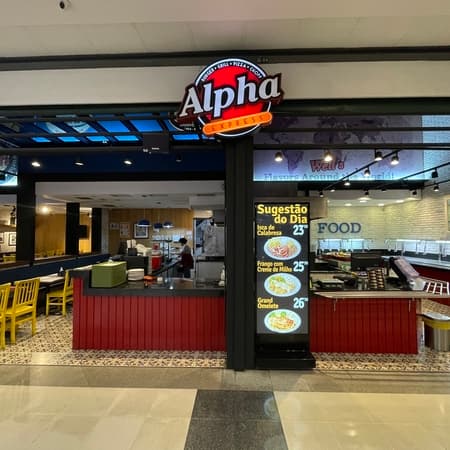 Logo da loja alpha express  