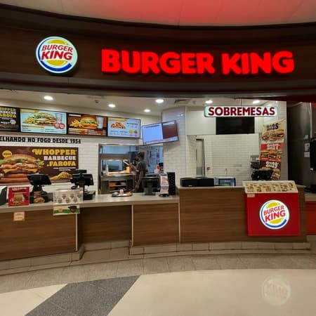 Logo da loja burger king  