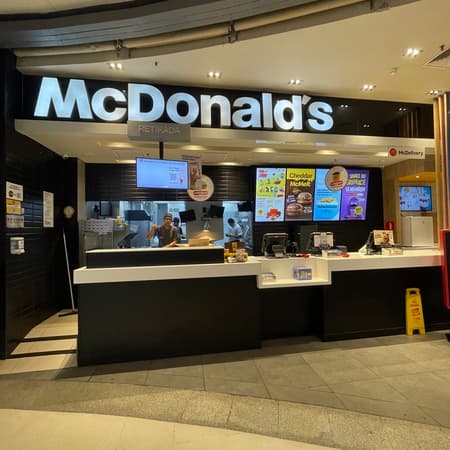 Logo da loja mc donald´s  