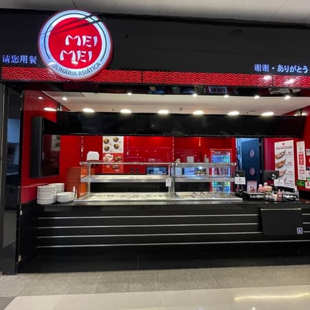 Logo da loja mei mei food  