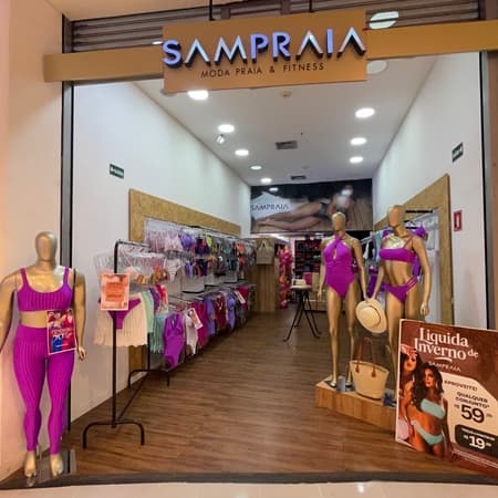 Logo da loja sampraia  