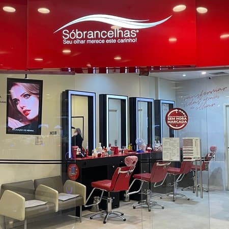 Logo da loja sobrancelhas  