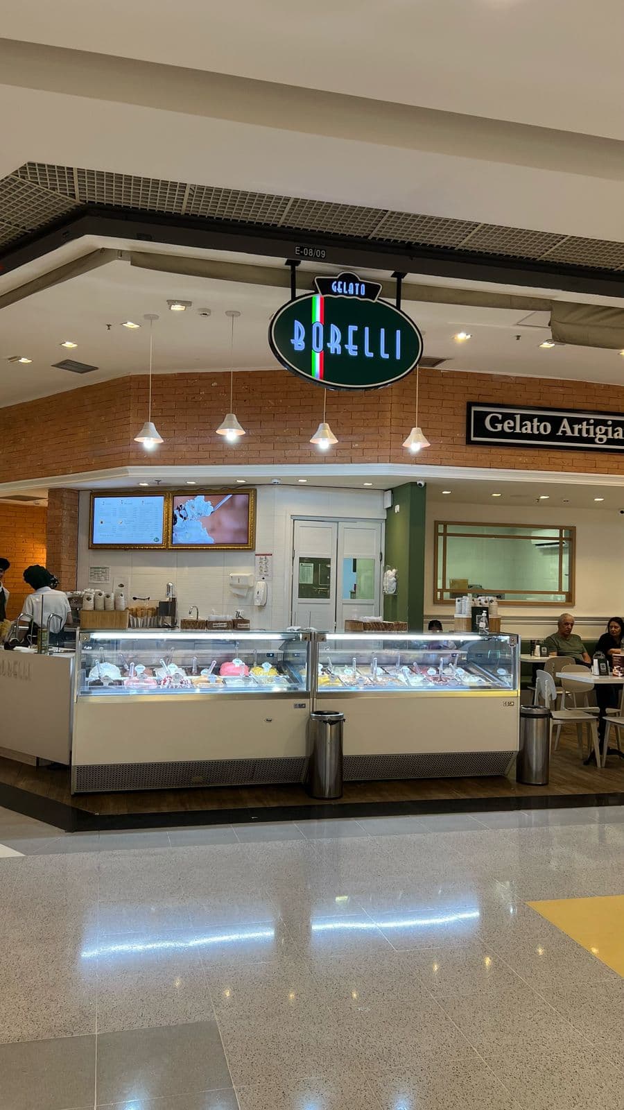 Logo da loja gelato borelli