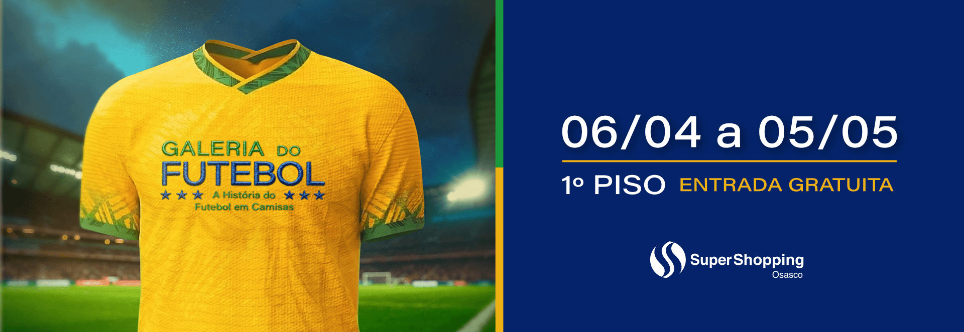 Banner do evento Galeria do Futebol