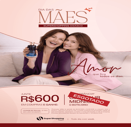 Dia Das Mães - Compre e Ganhe - Esgotado!